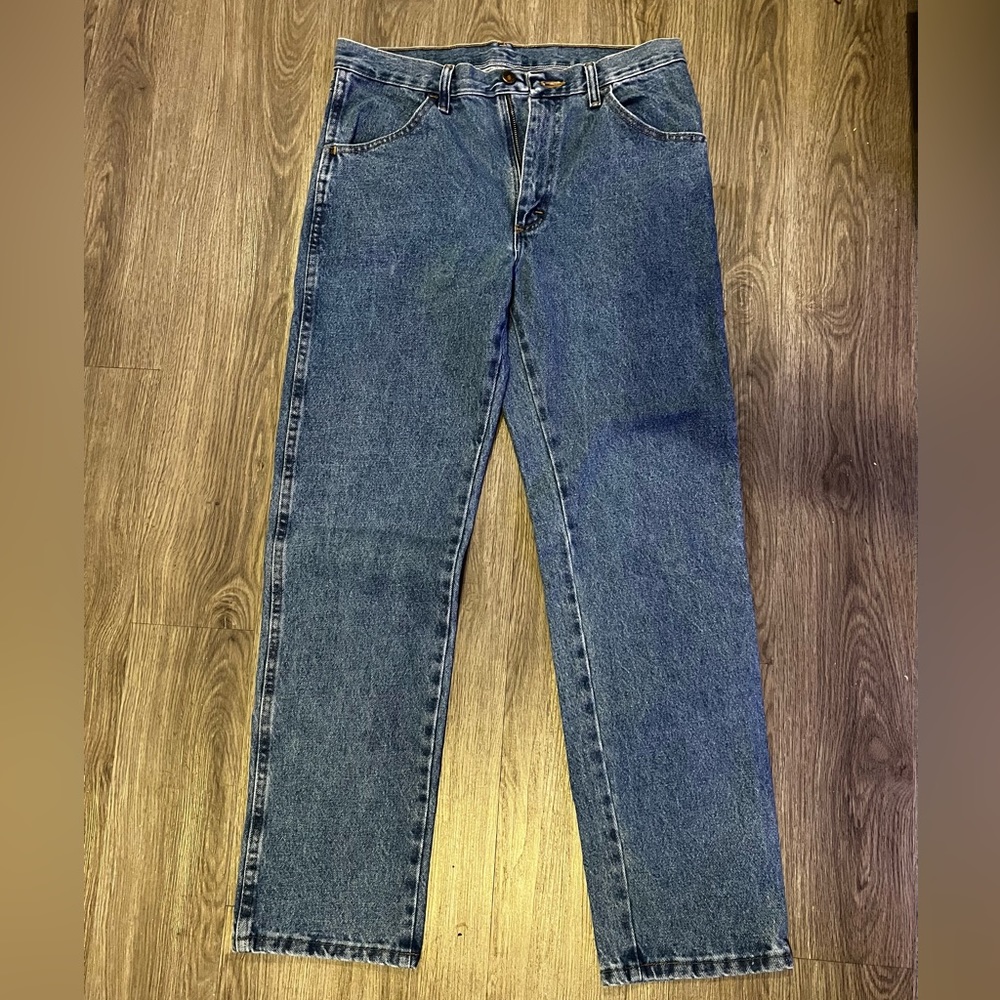 MENS VINTAGE RUSTLER HEAVY WEIGHT JEANS 32x32